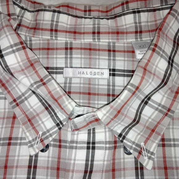 Halogen Shirt Men 2XL XXL Colorful Plaid - Picture 4 of 7
